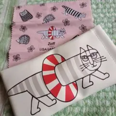 Zoff meets LISA LARSON メガネケース＆メガネ拭き