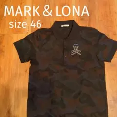 MARK&LONA ポロシャツ カモフラ スカル 46 - メルカリ