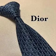 Christian Dior ディオール ネクタイ トロッター 総柄グレー - メルカリ