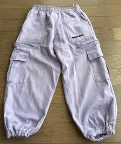 rabyraby 120cm キッズ ロングパンツ ライトパープル