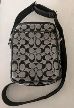 COACH コーチ シグネチャー ショルダーバッグ ブラック