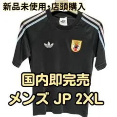 完売品】希少 サッカー日本代表 Tシャツ ブラック アディダス XLサイズ 