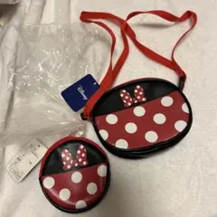 ミニーちゃん　バッグと小銭入セット