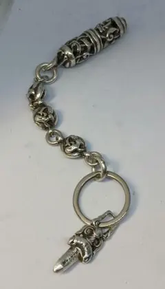 ドロヘドロ カイマンキーチェーン シルバー - メルカリ