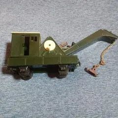 クレーン付き緑色ミニカー