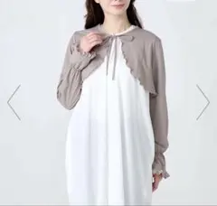 Francfranc ポーチ付きフレアドレープUVボレロのサムネイル