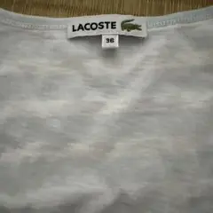 LACOSTE ボーダー タンク トップ 36
