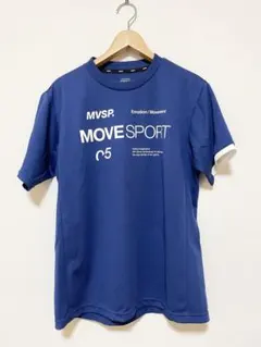 デサント　MVSP MOVE SPORT ブルーTシャツ