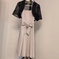 ef-deウエストリボンベルト付プリーツドレス