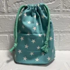 ハンドメイド コップ袋 給食袋 星柄