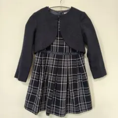 【ブランシェス】フォーマル ワンピース ジャケット 120 入学式 卒園式 女子