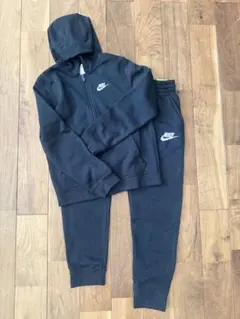 Nike ブラック ジャージ 上下セット　Lサイズ