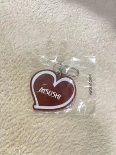ATSUSHI ラメネームキーホルダー
