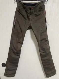 春秋物)DEGNER プロテクター付き ライディングコットンパンツ - メルカリ