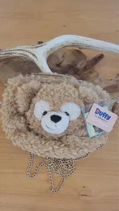 Duffy ショルダーバッグ　ポーチ　香港ディズニー チェーン付き