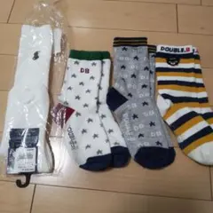 ポロ　ラルフローレン　ミキハウス　ダブルビー靴下 4足セット　17 18 19