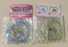 パワーパフガールズ ゆらゆらキーホルダー バブルス、バターカップ