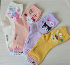 サンリオキャラクターソックス４足セット