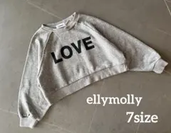 ellymolly love ロゴ トレーナー mtm グレー 7