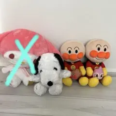 アンパンマンぬいぐるみセット スヌーピーぬいぐるみ