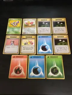 【旧裏・レトロ】ポケモンカードセット（アーボ・オニスズメ他）11枚セット