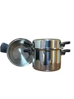 新品未使用】Amway クイーンクック 4Lシチューパン スチーマ付 IH対応