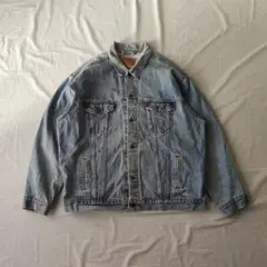 古着　リーバイス　70507　デニムジャケット　トラッカー　ビッグサイズ　90s