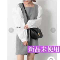 【新品未使用】Heather 定価6.600円　ドッキングワンピースのサムネイル