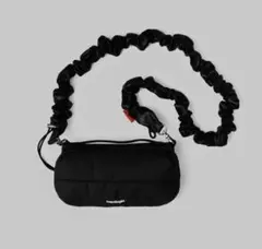 【美品】topologie ボトルサコッシュ 黒（ストラップ付き）