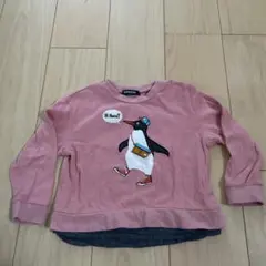 klädköpp ペンギン刺繍 長袖カットソー　キッズ服