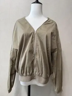 ダブスタ ノーカラーシャツブルゾンのサムネイル