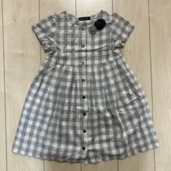 べべ　チェック柄　ワンピース　120