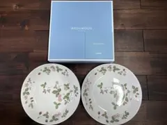 ウエッジウッド ワイルドストロベリーブルーム ディナープレート2枚