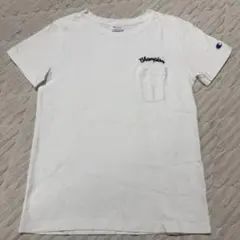 Champion チャンピオン 半袖 Tシャツ ポケット付 ホワイト M