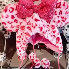 ファンキャップ ヒョウ柄 ピンク ディズニー レオパード