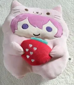 さとみくん クッションぬいぐるみ　すとぷり　あにまるくっしょん　苺
