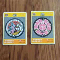 甲府市 マンホールカード 2枚セット