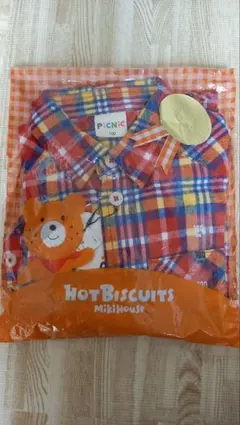 MIKI HOUSE　PiCNiC　ネルシャツ　100cm