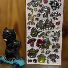 キラキラシール　立体シール　サンリオ　キキララ　キティー　マイメロ　ポチャッコ