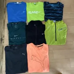【ナイキ・プーマ 】ランニング＆トレーニングウェア 8点セット　古着