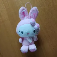 平成レトロ 　サンリオ　ハローキティ　マスコット　うさぎ　和柄　2013年