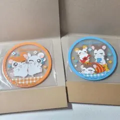 【フラットガシャポン】とっとこハム太郎 クリアラバーコースター