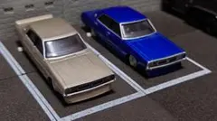 アオシマ　1/64　グラチャンコレクション　ジャパン　4ドア　2台セットのサムネイル