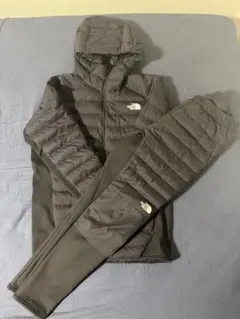 【黒上下セット】THE NORTH FACEレッドランフーディ＆パンツセット
