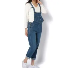 チャオパニック ティピー× Lee コラボ デニム オーバーオール サロペット