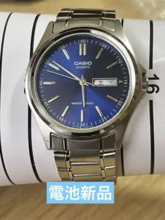 ジャンク　カシオ腕時計ブルー