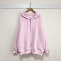 LOWRYS FARM ダンボールジップパーカー ビック フーディー ゆったりのサムネイル