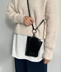 3SETショルダーバッグ LOWRYS FARM ショルダーバッグ ブラック