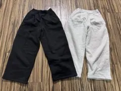 ボアスウェットワイドパンツ 140