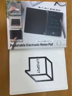Pocketable Electronic Memo Pad 4.3インチ